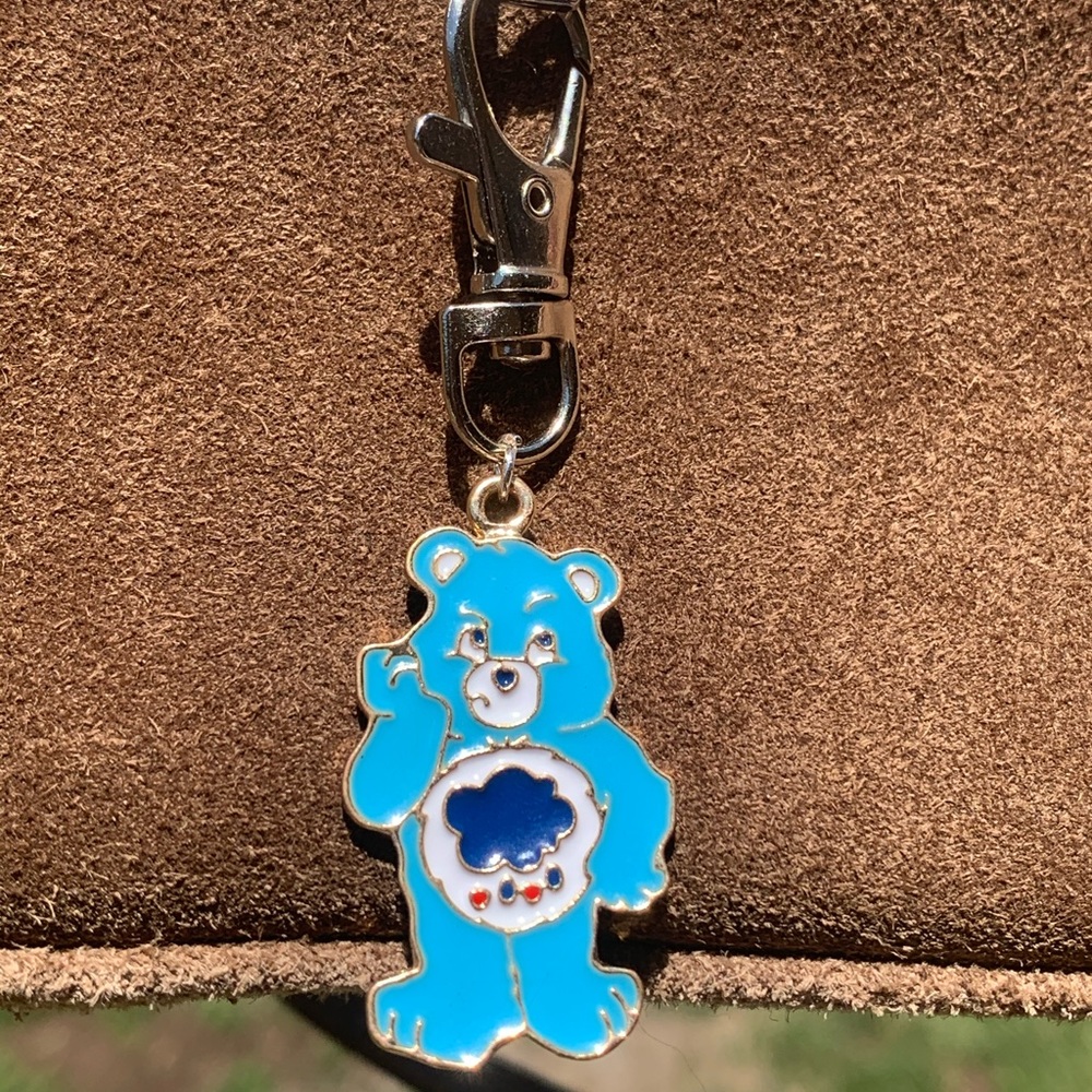 Blue Grumpy Stormy Care Bear Key Chains Sold!!!